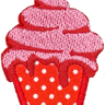 Cupcake 9 (Red Dots) - Patch