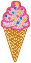 Ice Cream Cone with Sprinkles - Patch