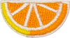 Tiny Orange Slice - Patch