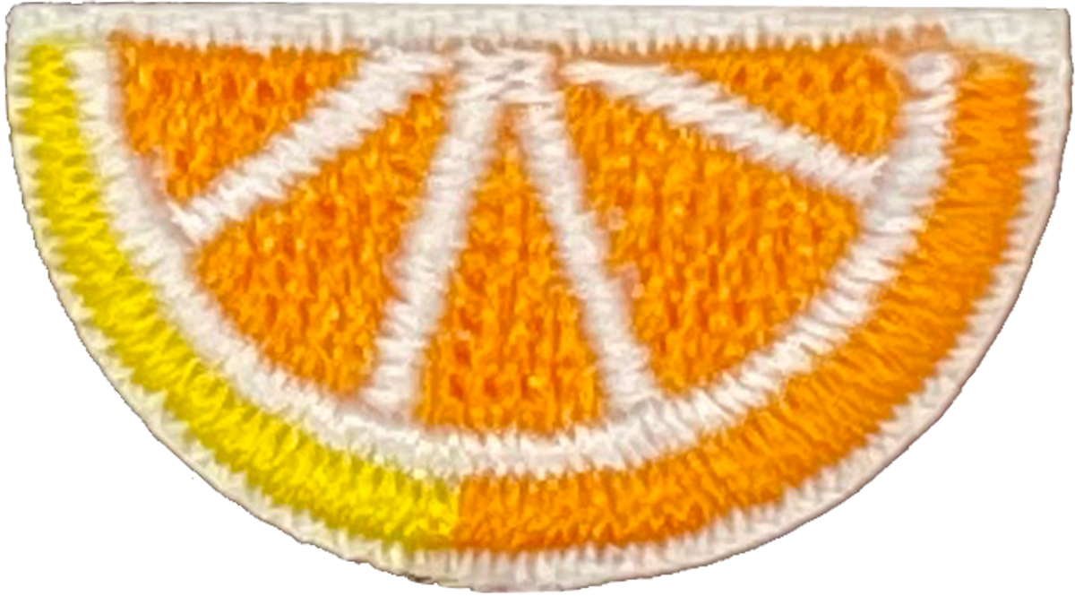 Tiny Orange Slice - Patch