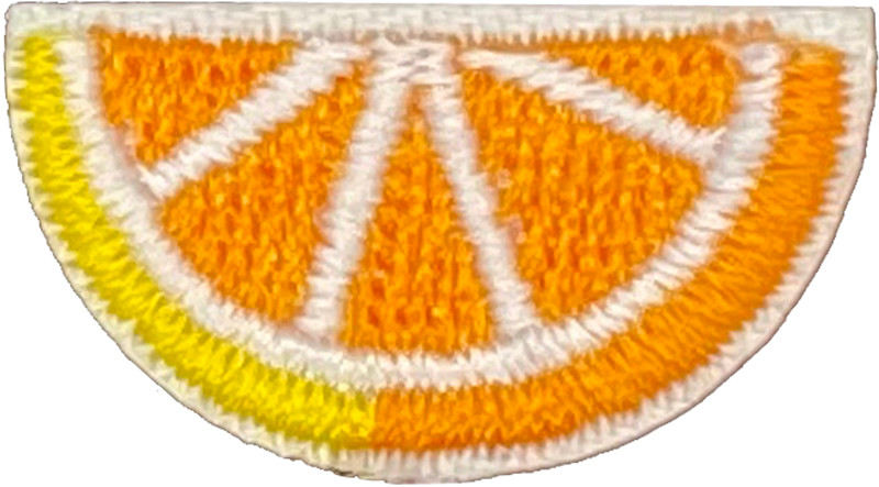 Tiny Orange Slice - Patch