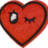 Heart with Wink - Patch