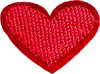 Tiny Red Heart - Patch