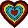 Rainbow Heart  3- Patch