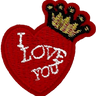 Heart with Crown - Patch