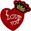 Heart with Crown - Patch