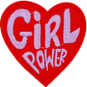 Girl Power Heart - Patch
