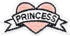 Small Princess Heart - Patch