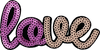 Purple Sequin Love - Patch