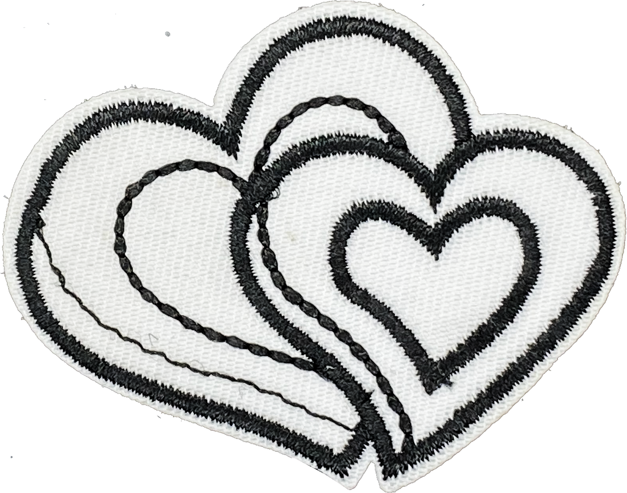 Black & White Hearts - Patch