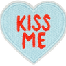 Conversation Heart - Kiss Me - Patch