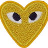 Heart with Eyes (Gold) - Patch
