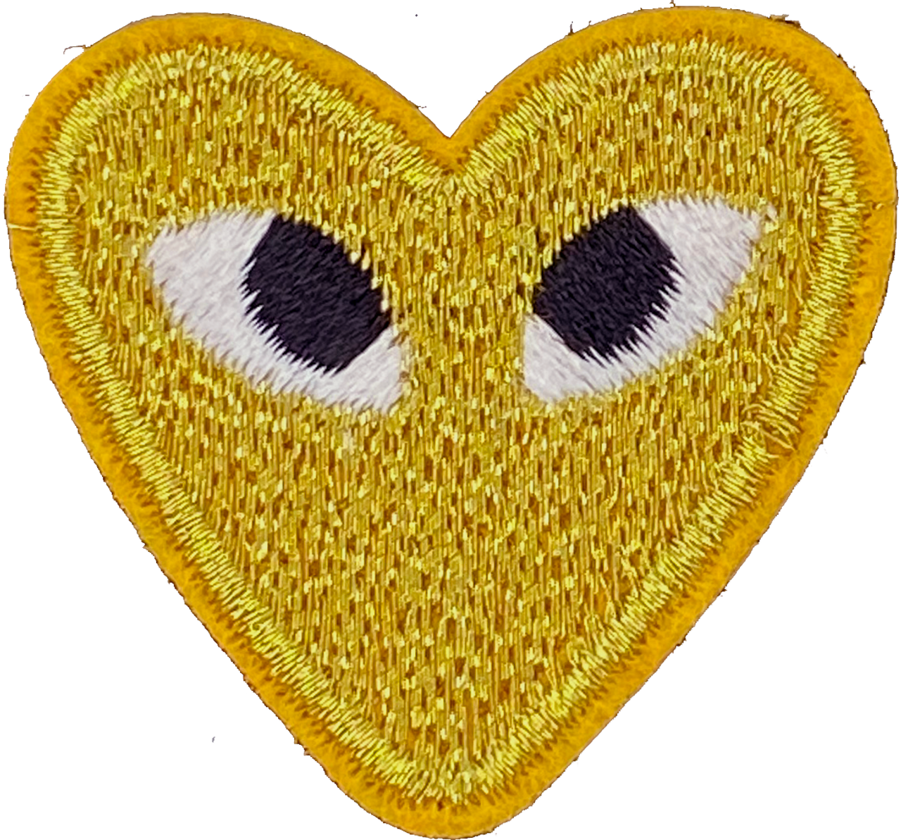 Heart with Eyes (Gold) - Patch