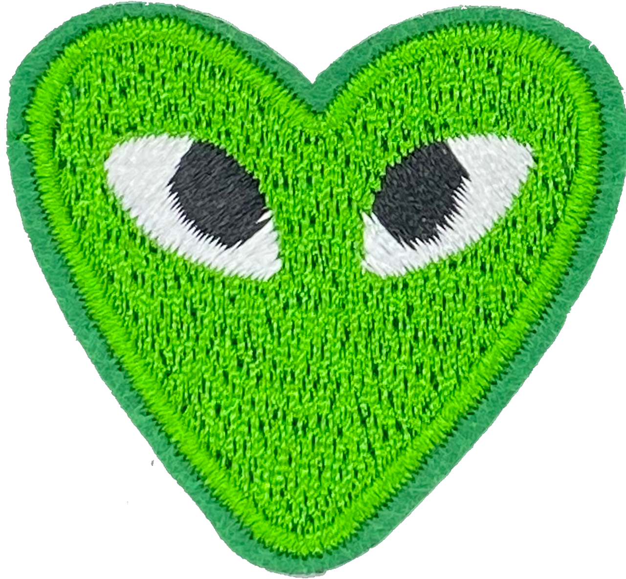Heart with Eyes (Green) - Patch