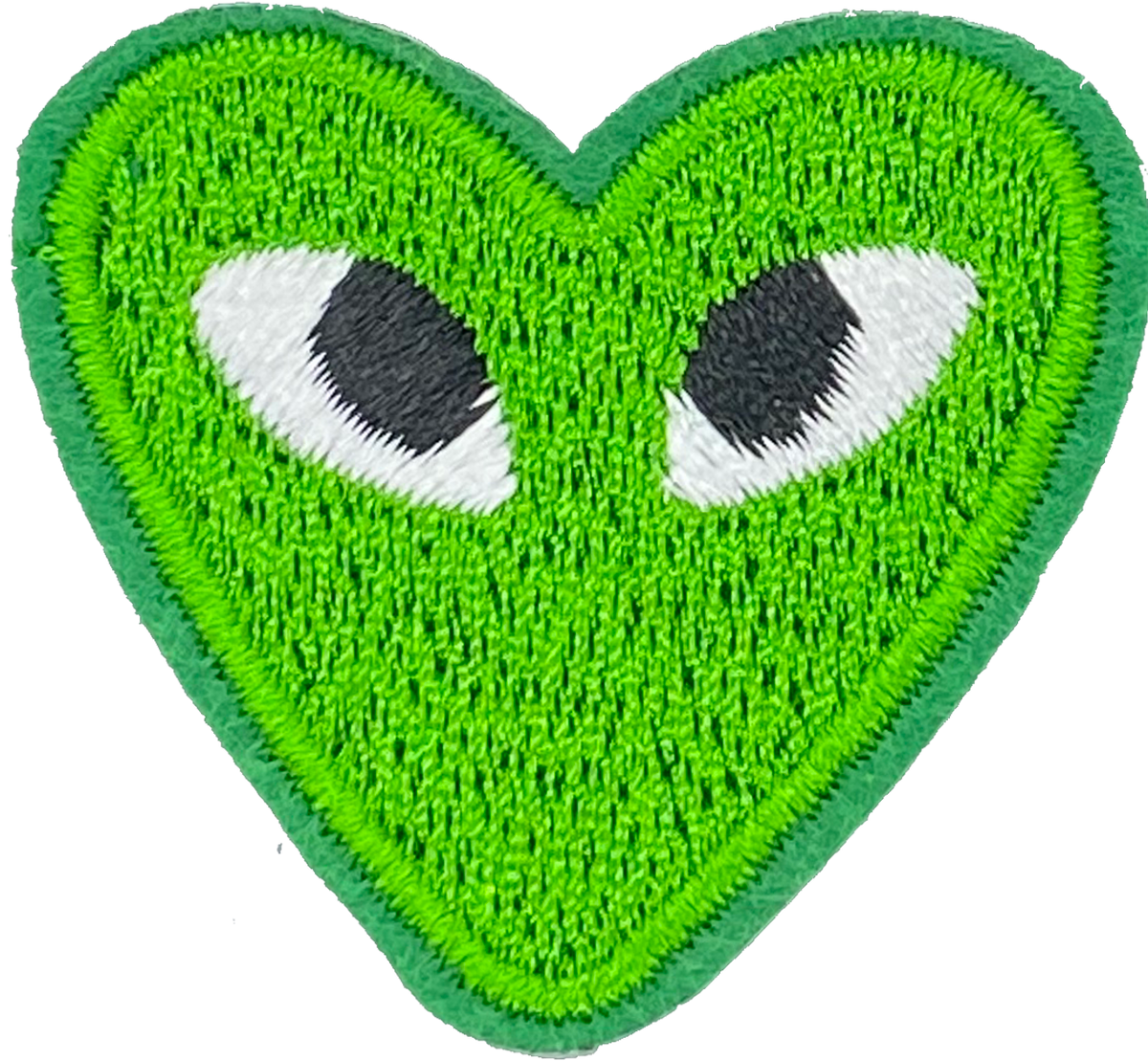 Heart with Eyes (Green) - Patch