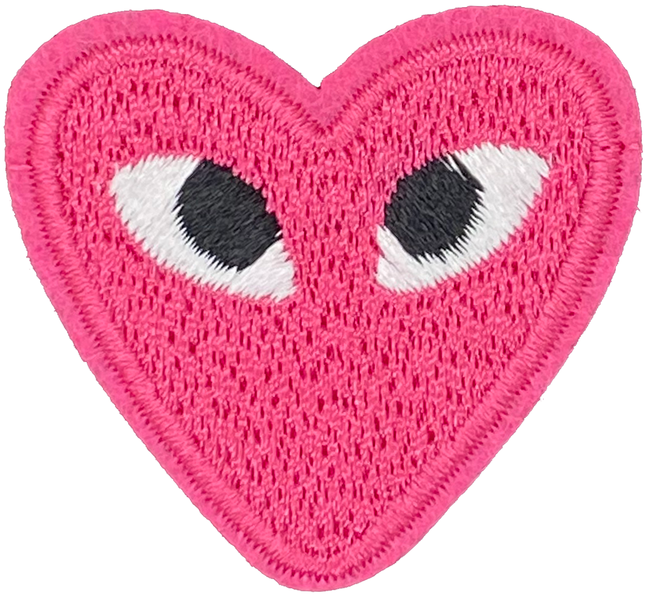 Heart with Eyes ( Hot Pink) - Patch