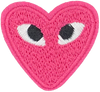 Heart with Eyes ( Hot Pink) - Patch