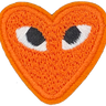 Heart with Eyes (Orange) - Patch