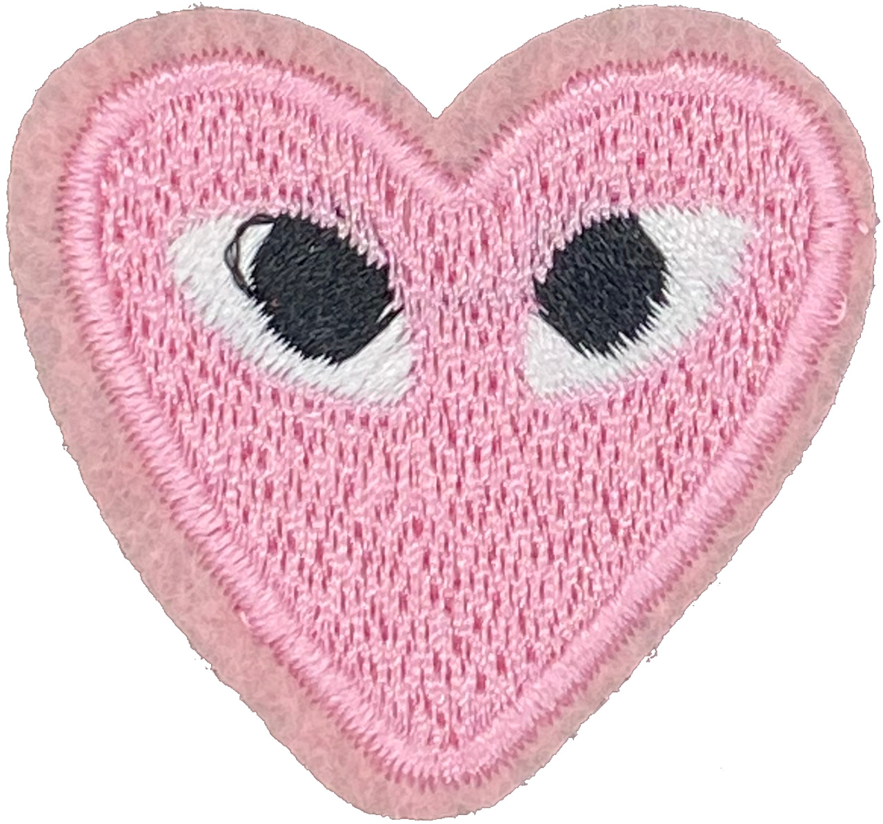 Heart with Eyes (Black) - Patch