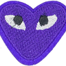 Heart with Eyes (Purple) - Patch