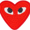 Heart with Eyes (Red) - Patch