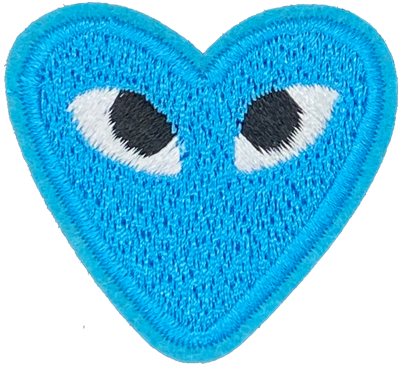 Heart with Eyes (Turquoise) - Patch