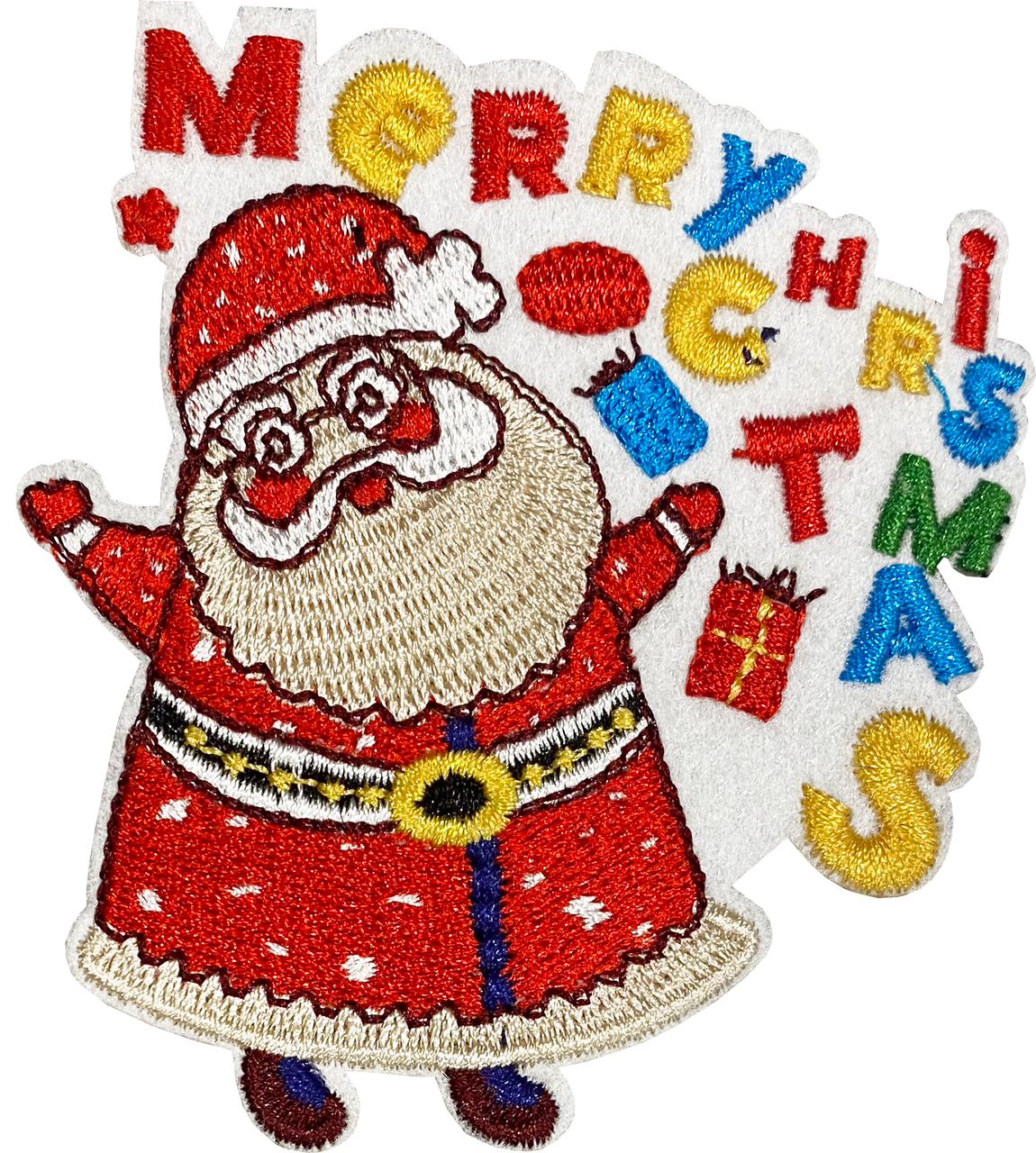 Merry Christmas Santa Multicolor - Patch