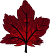 Fall Leaf Red- Patch