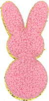 Pink Peep Chenille Bunny - Patch