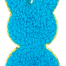 Turquoise Chenille Peep Bunny - Patch