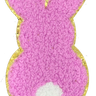 Chenille Bunny Pink Large - Patch