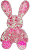 Large Pink Sequin Bunny - Patch