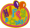 Happy Birthday 1 (Yellow) - Patch