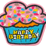 Happy Birthday Cupcake - Patch