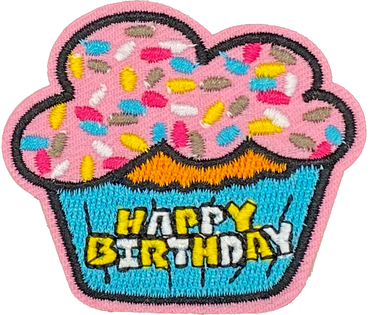 Happy Birthday Cupcake - Patch
