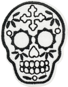 Black & White Sugar Skull - Patch