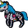 Unicorn Sugar Skull  - Patch