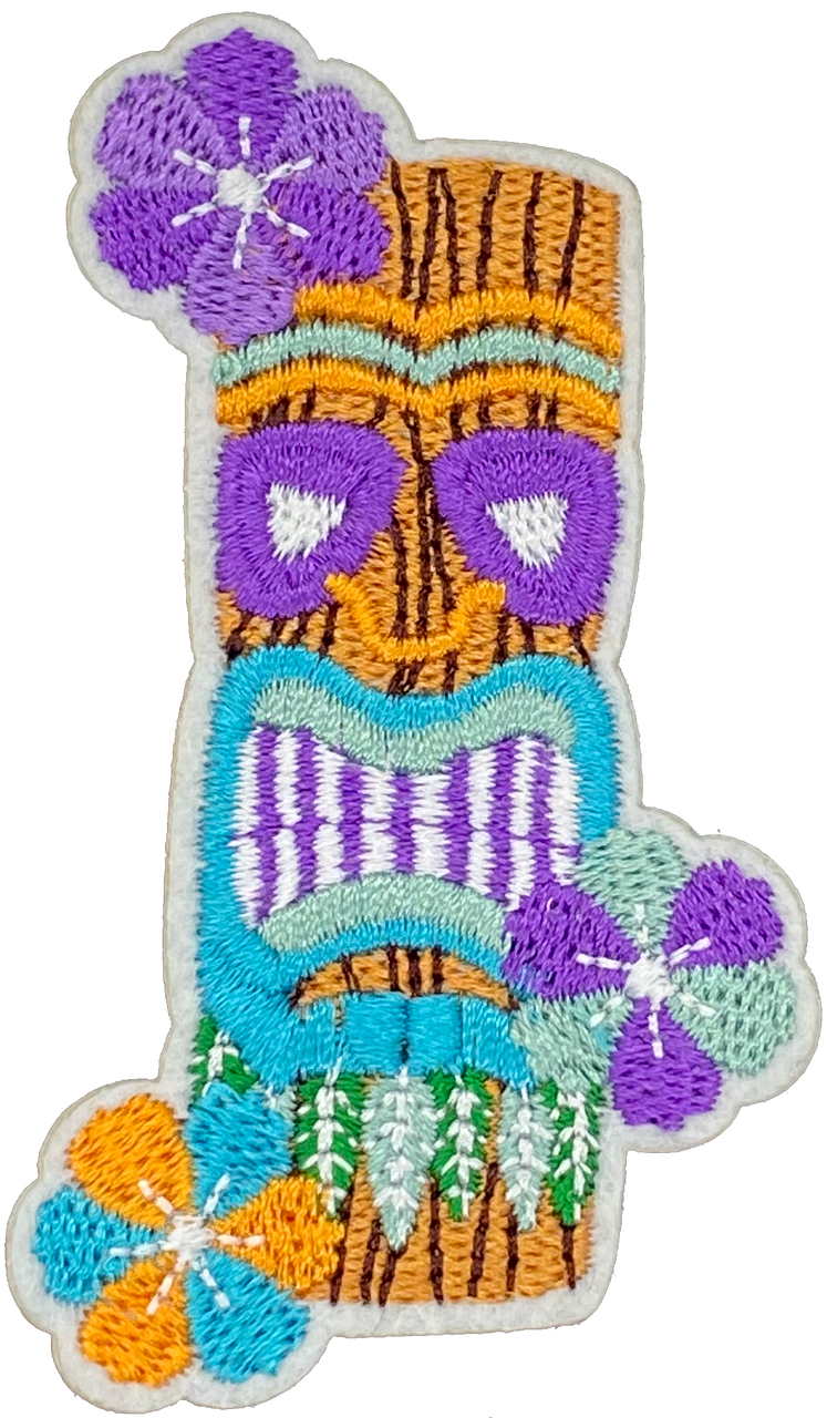 Hawaiian Tiki Mask - Patch
