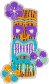Hawaiian Tiki Mask - Patch