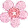 Small Pink 5 Petal Flower - Patch