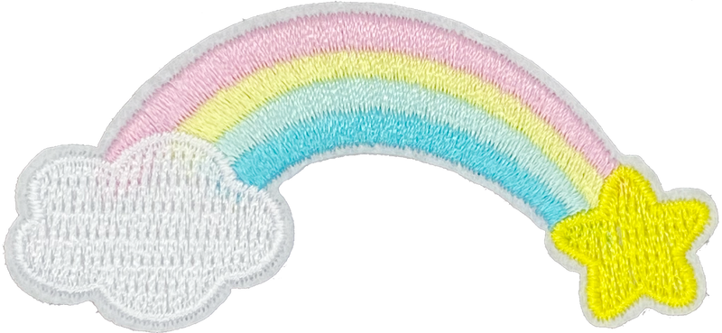Rainbow with Cloud and Star