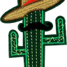 Cactus with Sombrero - Patch