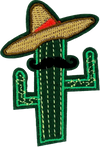 Cactus with Sombrero - Patch