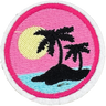 Pink Palm Trees - Patch