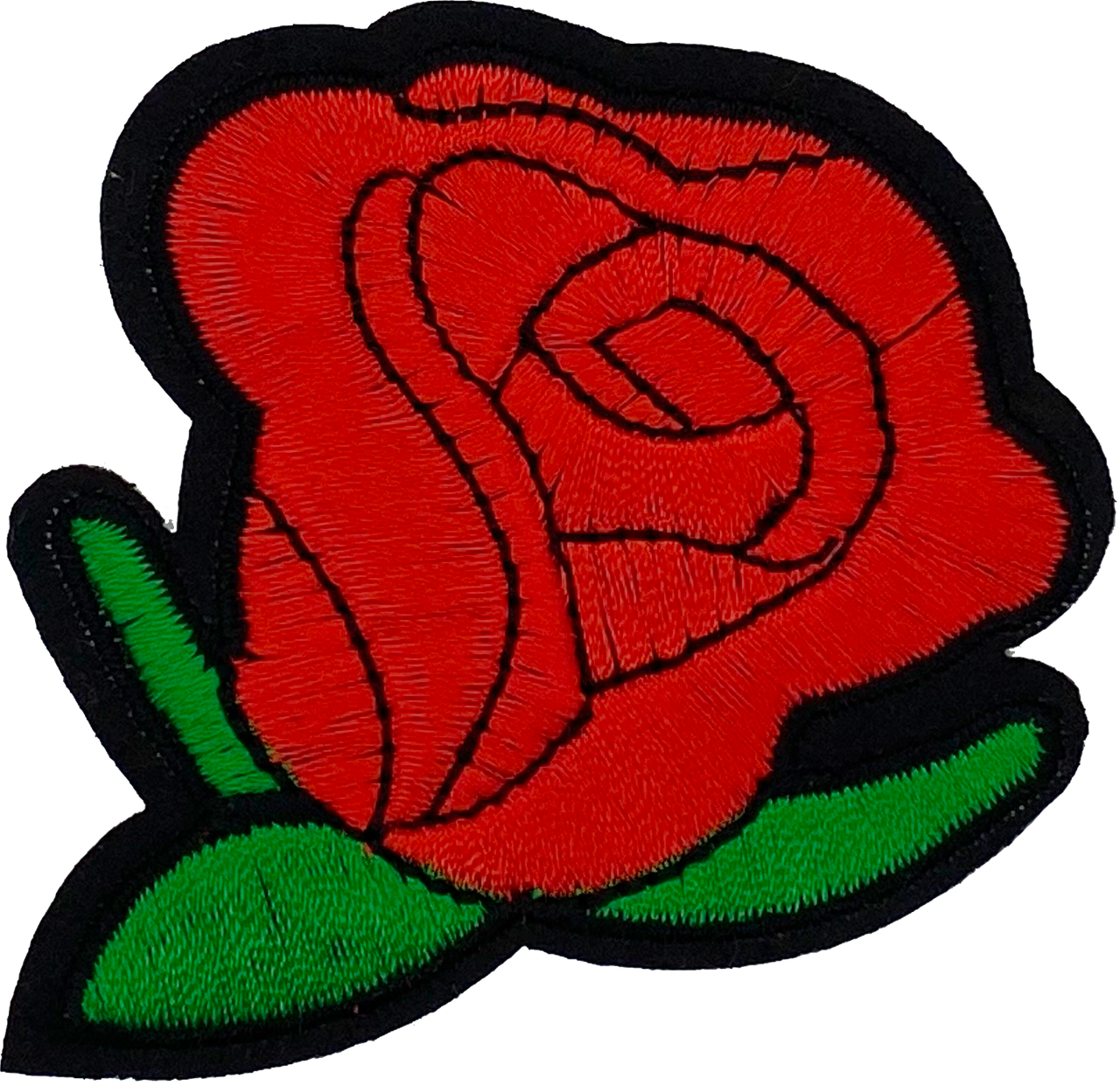 Single Red Rose - Patch