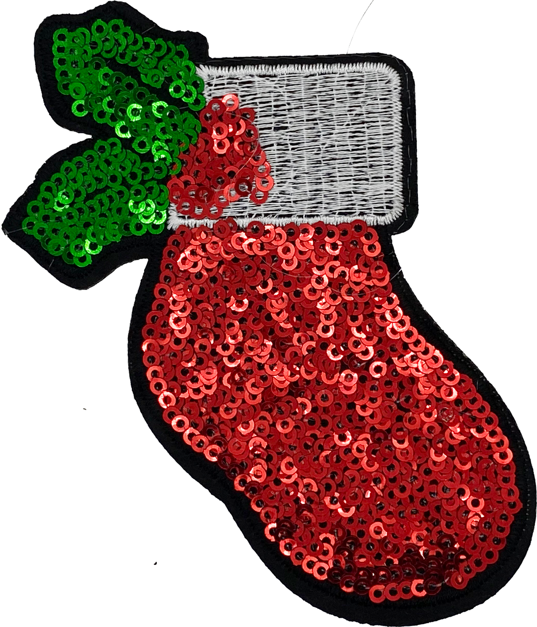 Stocking 3 (Red Sequin) - Patch