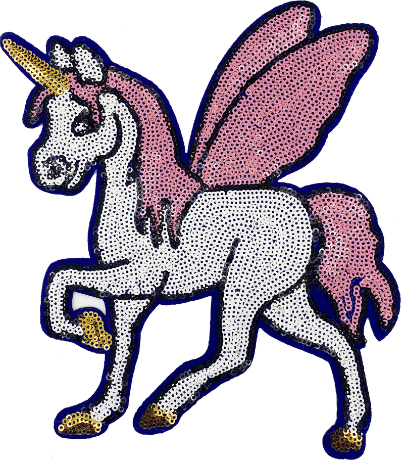 Large Sequin Unicorn 2 - Patch