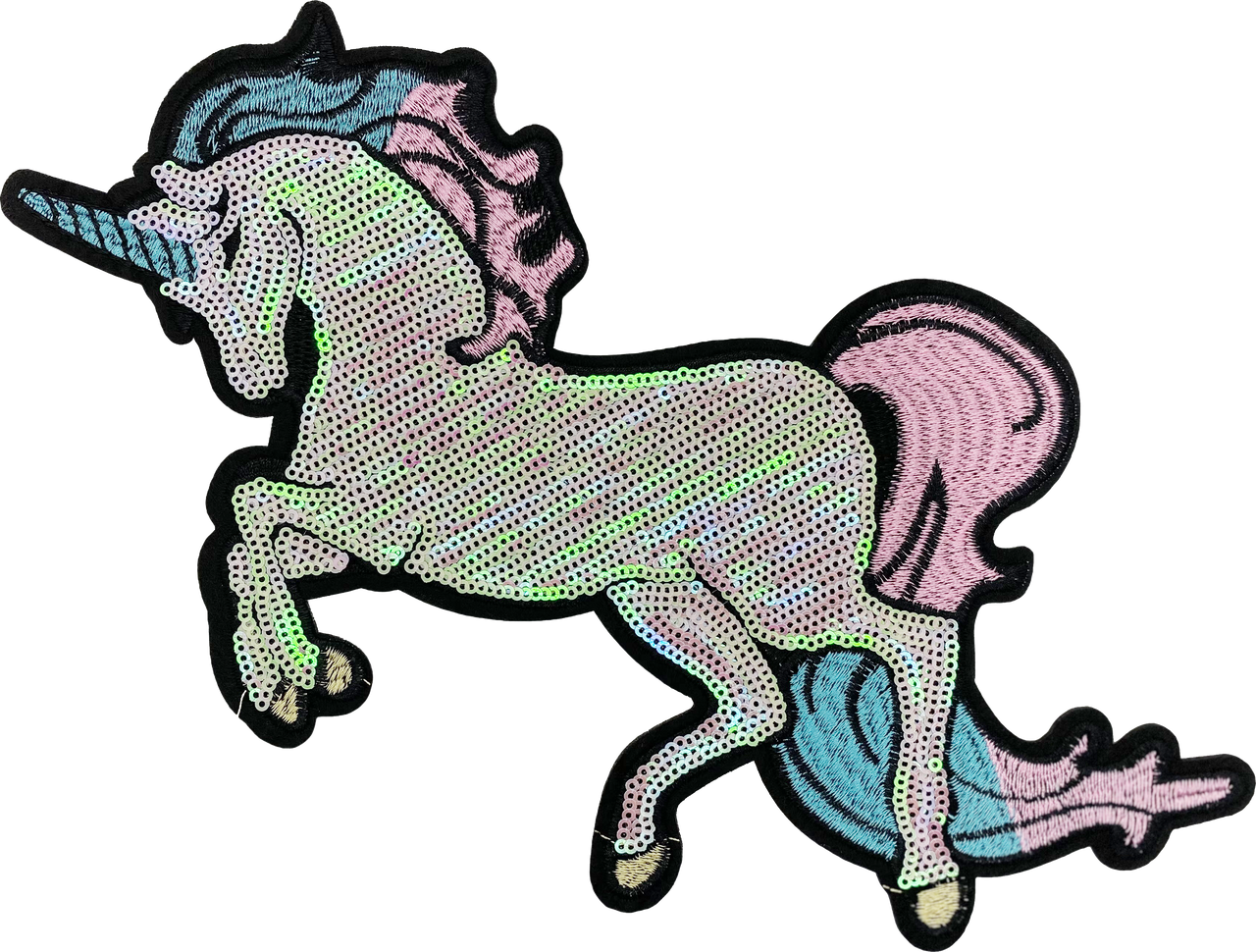 Large Sequin Unicorn - Patch