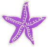 Purple Starfish - Patch