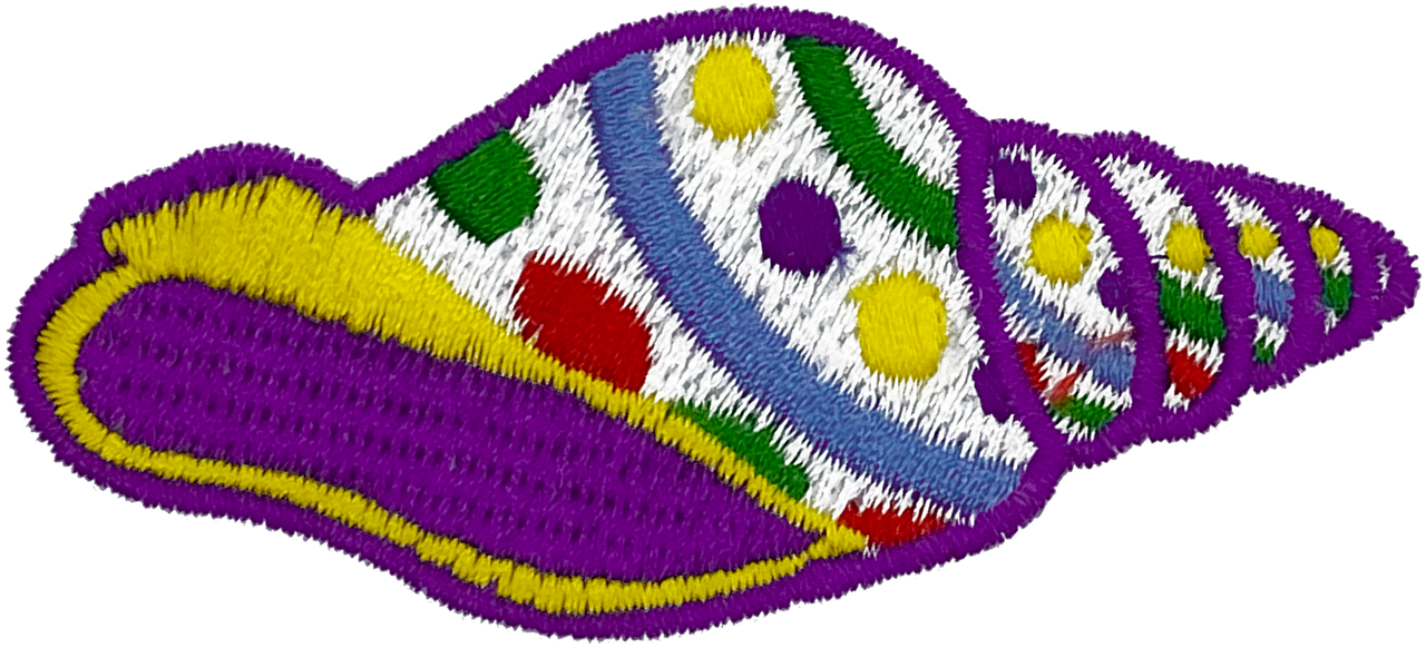 Seashell (Purple) - Patch